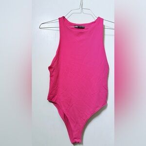 Zara Hot Pink Sleeveless Bodysuit